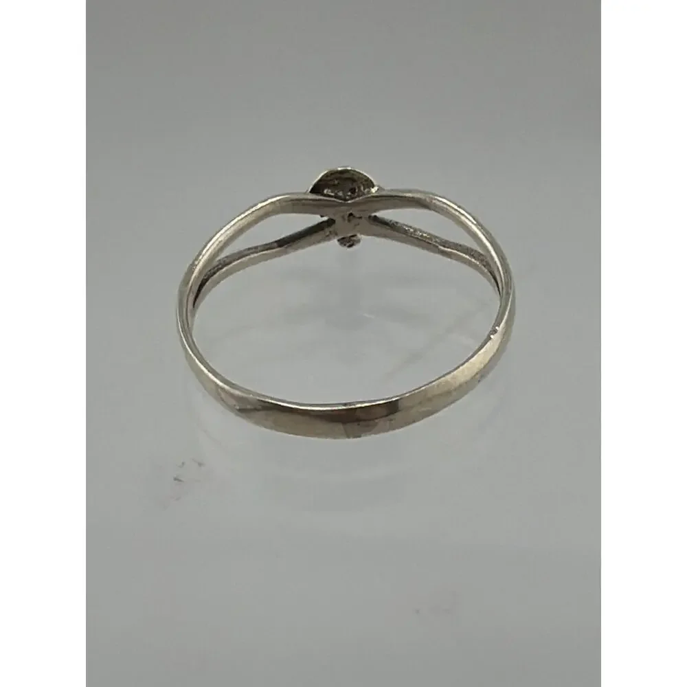 NEW Sterling Silver Artisan Mushroom Ring Size 6 Boho Stackable Rings